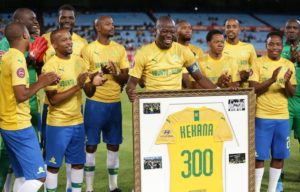 Read more about the article Watch: Kekana celebrates his 300th game for Sundowns
