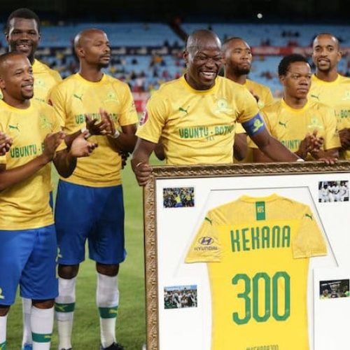 Watch: Kekana celebrates his 300th game for Sundowns