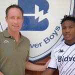Bidvest Wits COO Jonathan Schloss and new signing Kgaogelo Sekgota