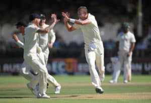 Read more about the article Flurry of late wickets leads England to victory in the second Test