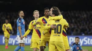 Read more about the article Setien takes positives out of Barcelona’s draw with Napoli