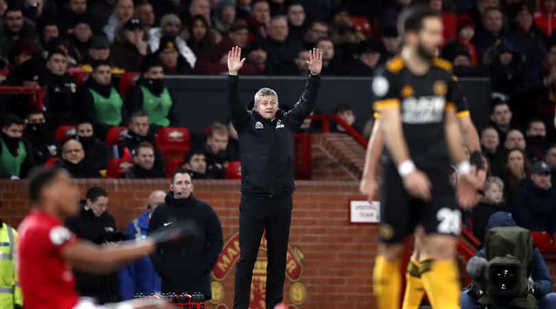 You are currently viewing Solskjaer blames dull draw with Wolves on lack of energy