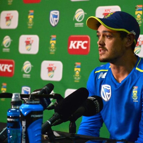 De Kock unhappy about another blowout loss