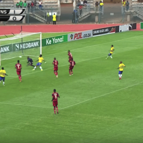 Watch: Sundowns beat a spirited VUT to advance