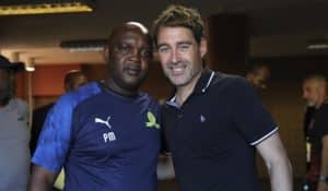 Read more about the article Watch: Mosimane and Weiler react after Al Ahly knock Sundowns out of CAF CL
