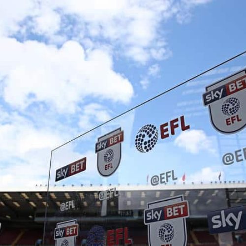 How will the EFL finish the season in 56 days?