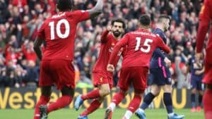 Read more about the article Salah, Mane clinch record-breaking win for Liverpool