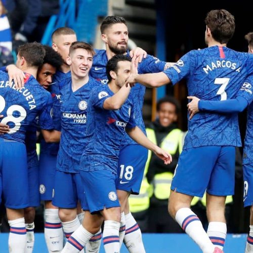 Chelsea put four past Everton on Ancelotti’s return