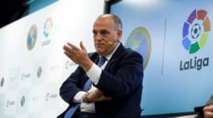 Read more about the article La Liga chief Javier Tebas says European leagues plan to resume in mid-May