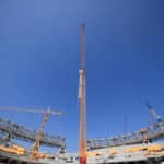 Construction continues on the Lusail Stadium in Lusail, Qatar for the 2022 World Cup