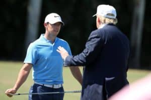Read more about the article McIlroy on playing with Trump