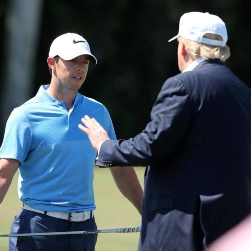 McIlroy on playing with Trump