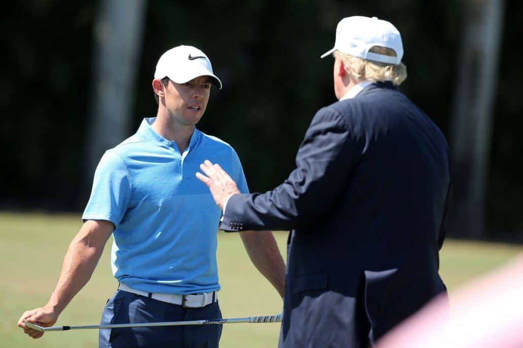 You are currently viewing McIlroy on playing with Trump