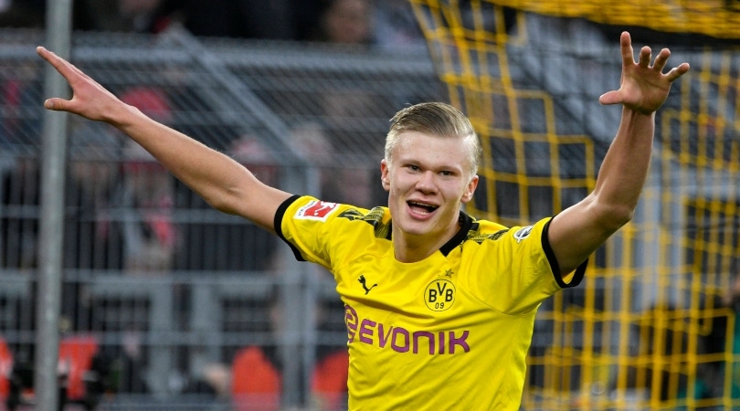 You are currently viewing Haaland ‘not surprised’ to score in Dortmund’s Bundesliga return