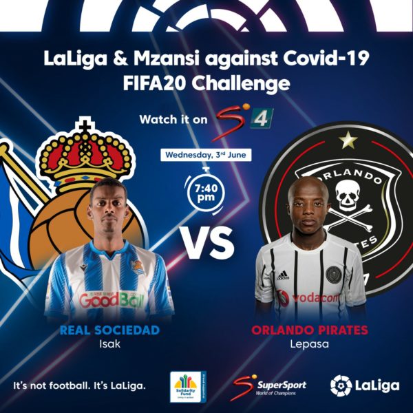 You are currently viewing Pirates, Sociedad come together for Fifa 20 Challenge
