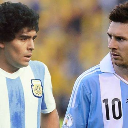 ‘Messi is top but Maradona is another world’