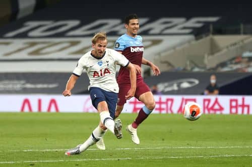 You are currently viewing Kane on target as Spurs sink West Ham