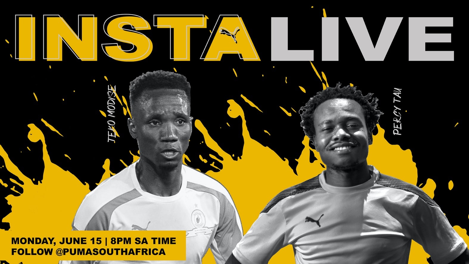 You are currently viewing Tau chats to Modise LIVE on PUMA SA’s Instagram