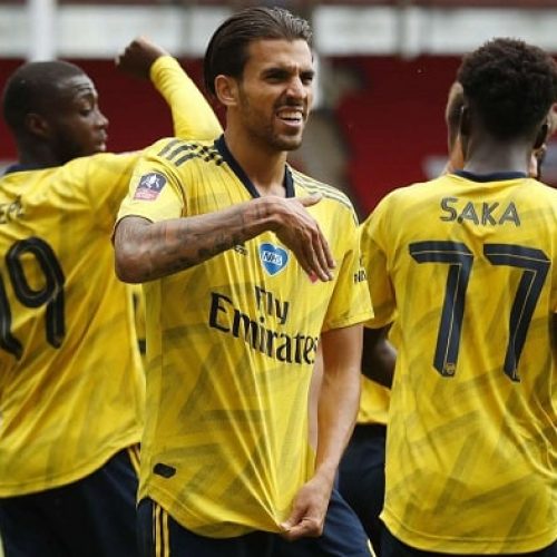 Ceballos strikes late to guide Arsenal past Sheffield United in FA Cup