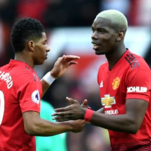 Pogba, Rashford return for Man Utd in training game