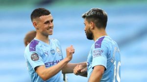 Read more about the article Mahrez, Foden bag doubles as Man City thrash Burnley