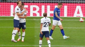 Read more about the article Keane own goal hands Spurs victory over Everton