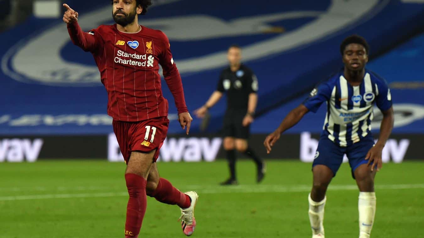 You are currently viewing Salah double helps champions end away drought