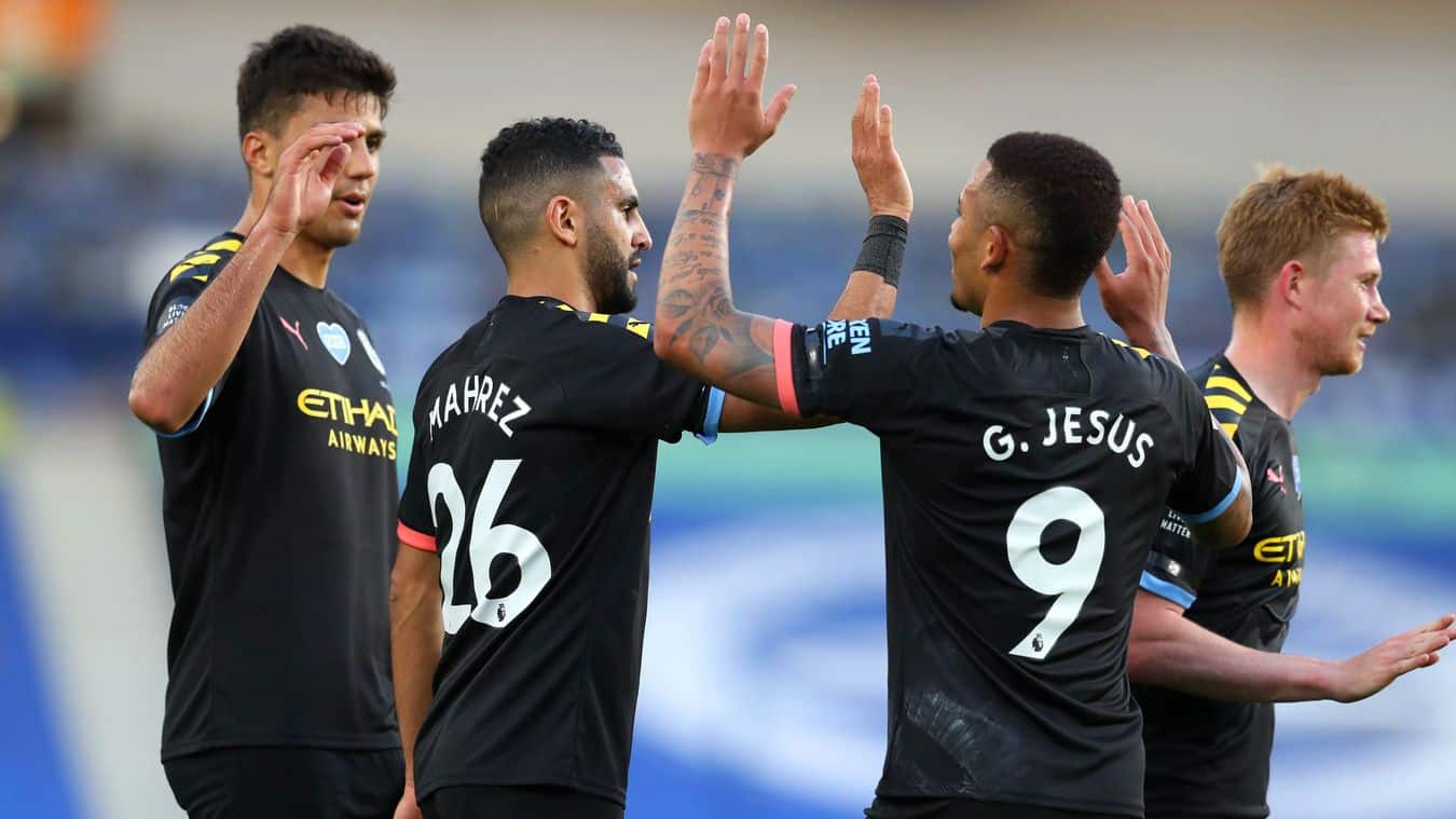 You are currently viewing Sterling hits hat-trick as Man City run riot