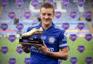 Read more about the article Vardy beats Ings, Aubameyang, Sterling to win EPL Golden Boot