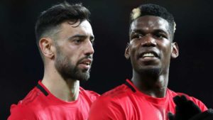 Read more about the article Pogba enjoying playing with Fernandes at England’s ‘biggest club’