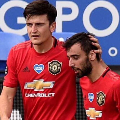 Fernandes to captain Man Utd at PSG in absence of Maguire