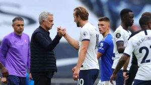 Read more about the article Mourinho expects Harry Kane to be fit face Arsenal on Sunday