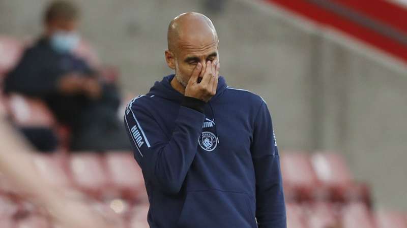 You are currently viewing Guardiola rues poor Man City showing after FA Cup exit