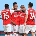Aubameyang fires Arsenal past Man City to FA Cup final