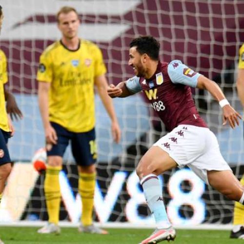 Villa stun Arsenal to move out of drop zone
