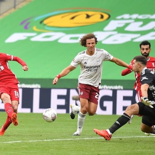 Arsenal beat Liverpool on penalties to lift the Community Shield