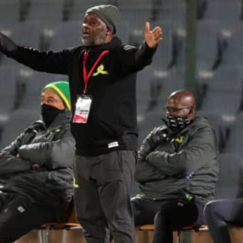 Mosimane bemoans Shalulile handball, Downs’ anxiousness