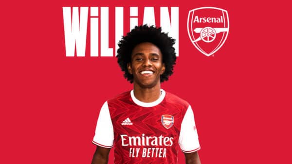 You are currently viewing Arsenal confirm signing of ex-Chelsea winger Willian