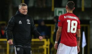 Read more about the article Solskjaer talks up Bruno Fernandes’ first year at Manchester United