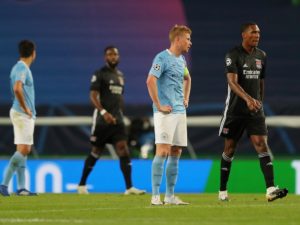 Read more about the article De Bruyne hurting after shock Champions League exit