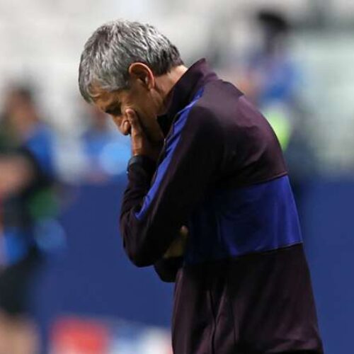 Setien dodges Barca future question after Bayern humiliation