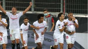 Read more about the article Sevilla claim Europa League glory after five-goal thriller with Inter