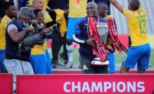 Read more about the article Watch: Mosimane’s full presser following Sundowns’ title triumph over Chiefs