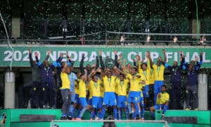Read more about the article Sundowns crowned Nedbank Cup champions to complete treble