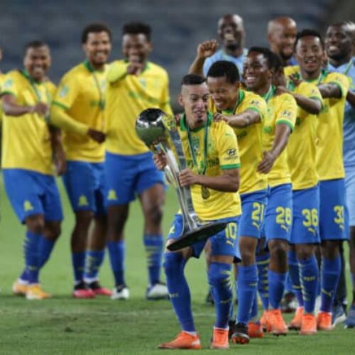 Gallery: Sundowns celebrating treble success after Nedbank Cup triumph