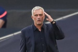 Read more about the article Mourinho frustrated with players as Tottenham lose out to Royal Antwerp