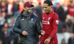 Read more about the article Klopp impressed with Liverpool response to being without Van Dijk