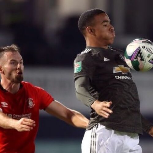 Greenwood offered heading practice after Man United see off Luton
