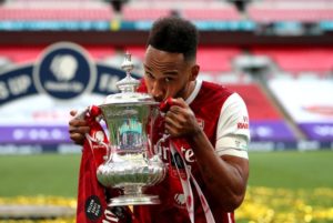 Read more about the article How Aubameyang has fired the Gunners through recent seasons