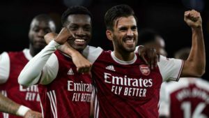 Read more about the article Nketiah fires Arsenal to victory over West Ham